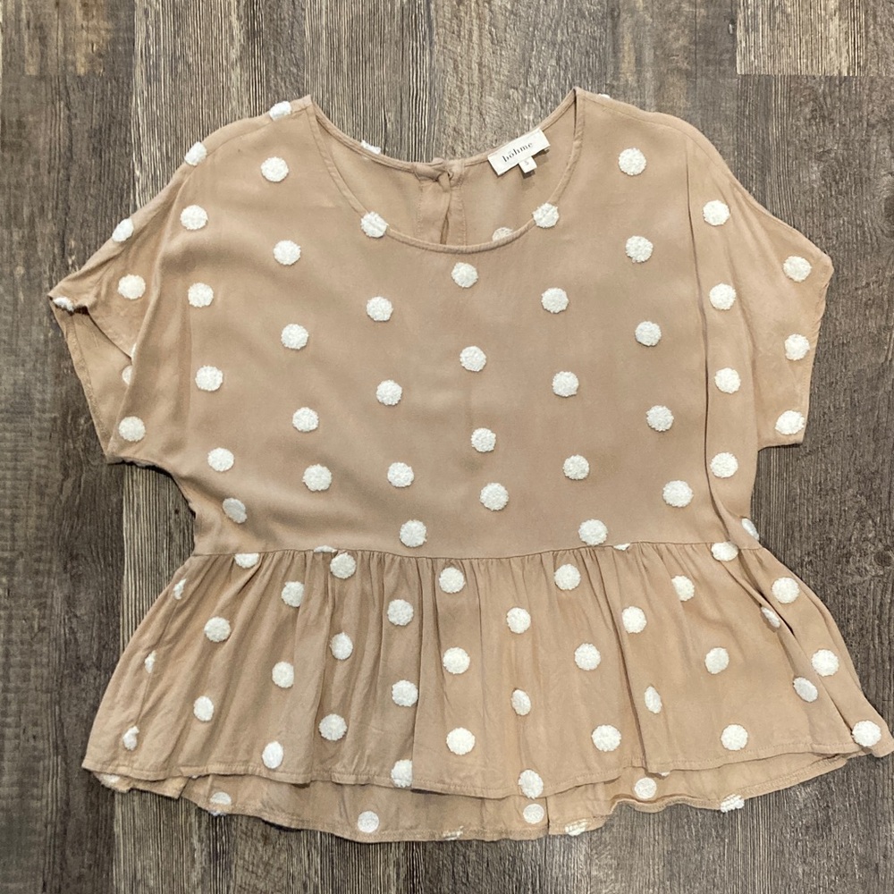 Bohme Peplum Top